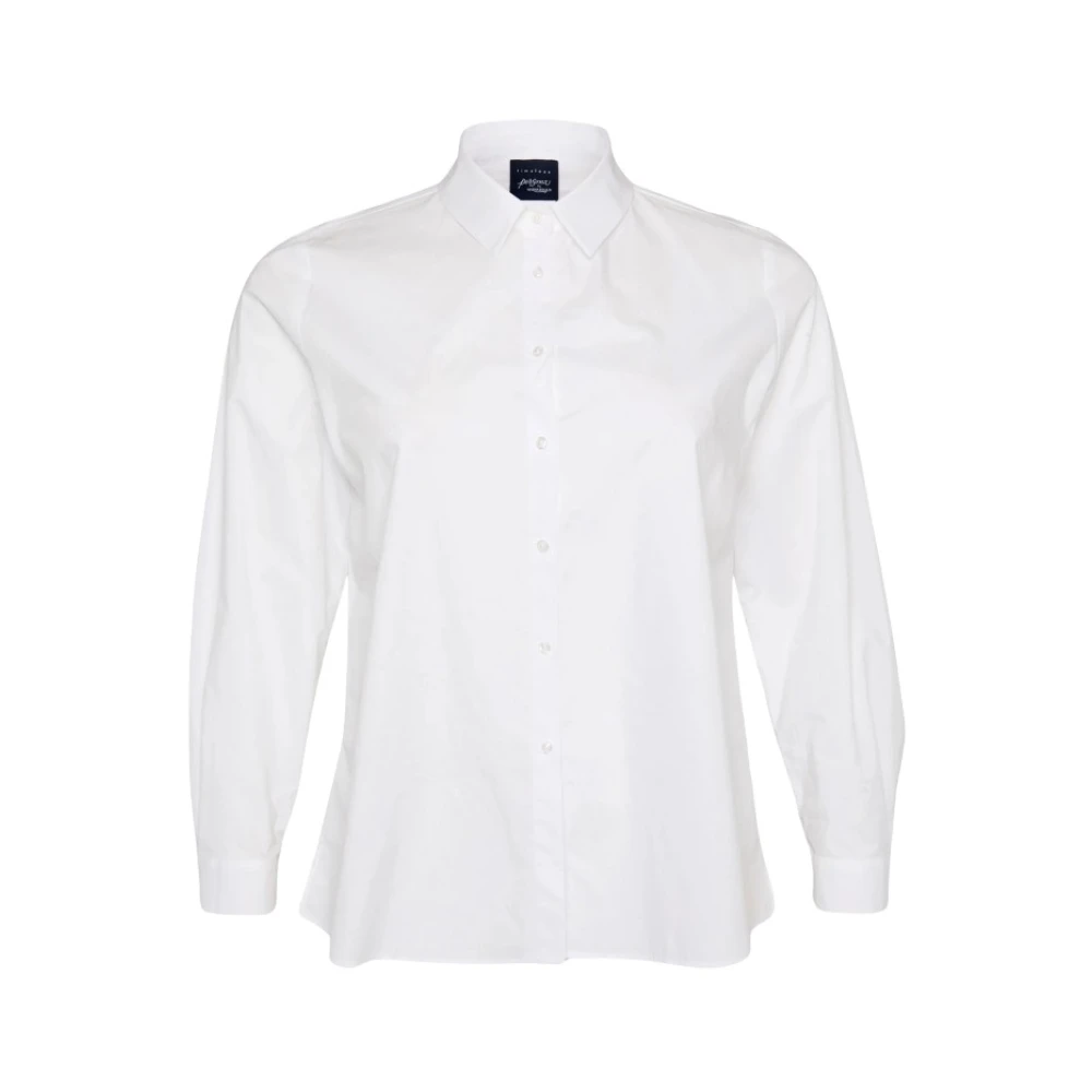 Marina Rinaldi White Shirts, Female, 5XL, Persona Shirt