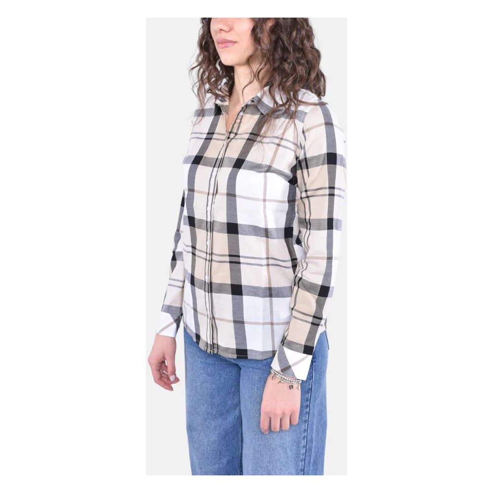 Barbour Tartan Print Katoenen Overhemd Multicolor Dames
