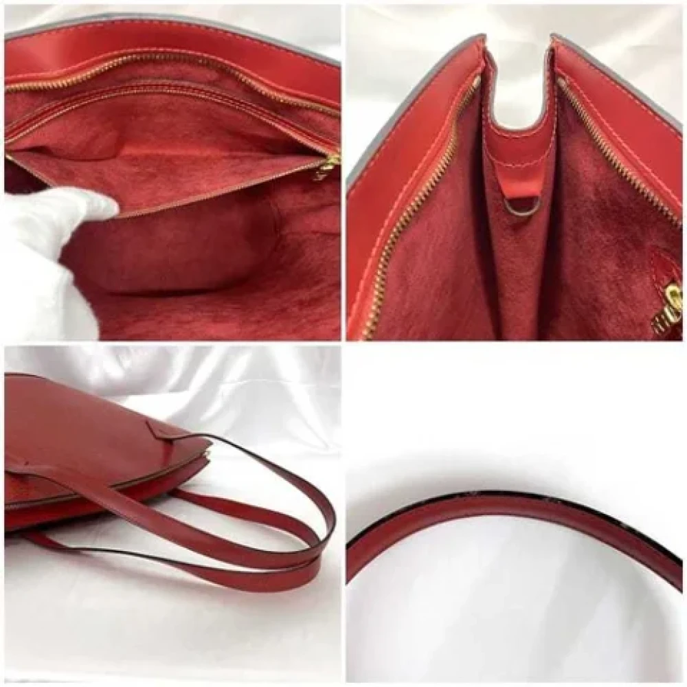 Louis Vuitton Vintage Pre-owned Leather louis-vuitton-bags Red Dames
