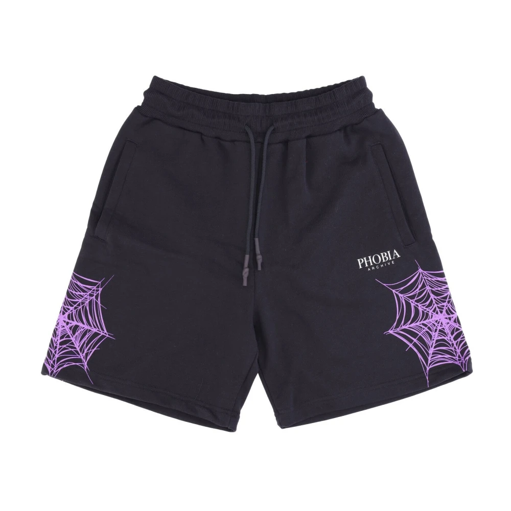 Phobia Archive Herren Schwarz Shorts, K, Mgröße: