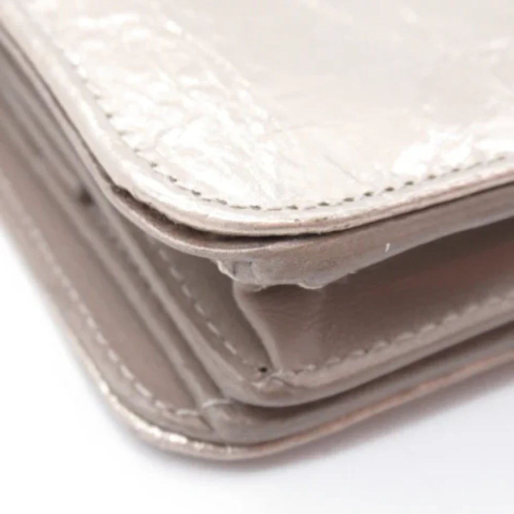 Balenciaga Vintage Pre-owned Leather wallets Beige Dames