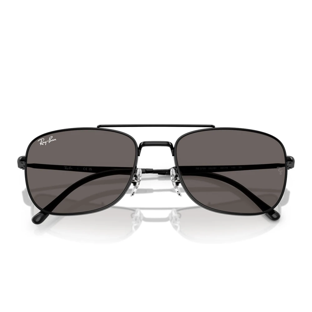 Ray-Ban Rectangle Sunglasses Grey - Image 4