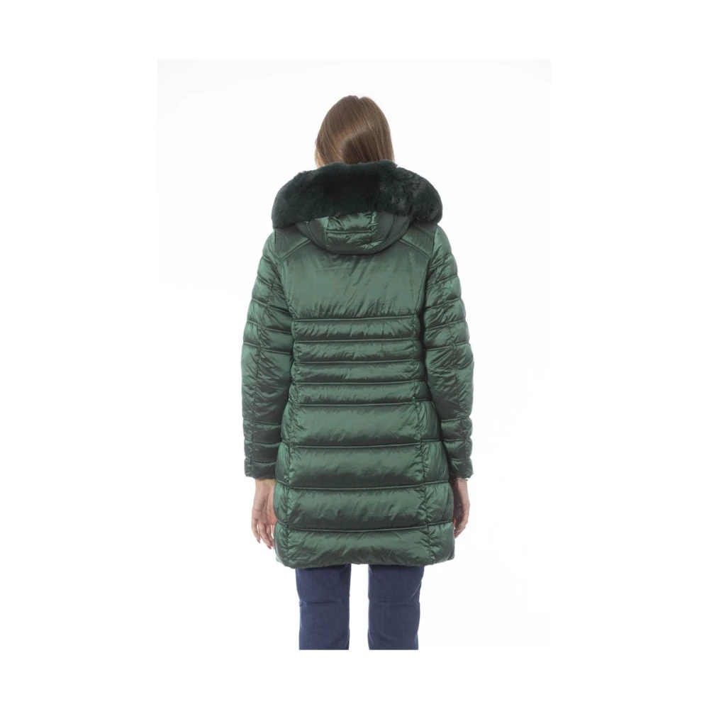 Baldinini Elegante Lange Groene Donsjas Green Dames