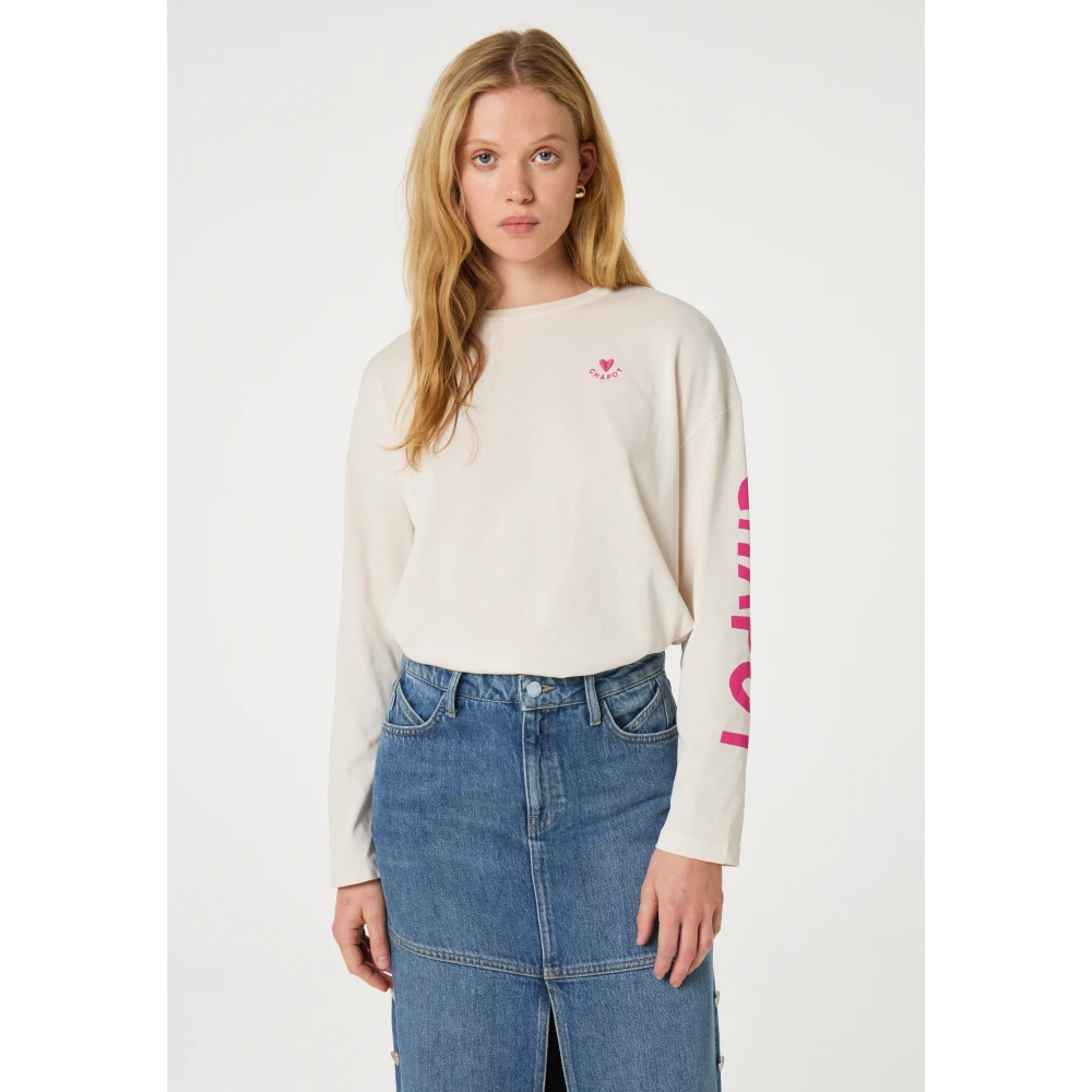 Fabienne Chapot Phileine Long Sleeve T-Shirt White Dames
