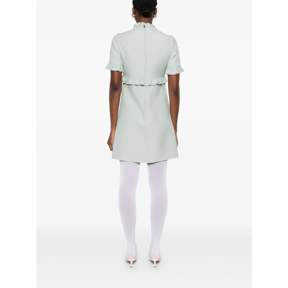Valentino Groene Jurk met Knoopdetail Green Dames