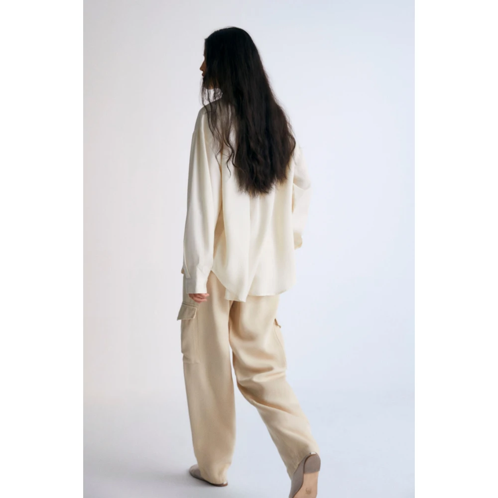 The New Society Ophelia Vrouw Shirt Macadamia Beige Dames
