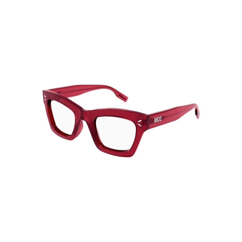 Alexander Mcqueen Women's Red Glasses, 48 Mm, Mq0343o 003 Optical Frame
