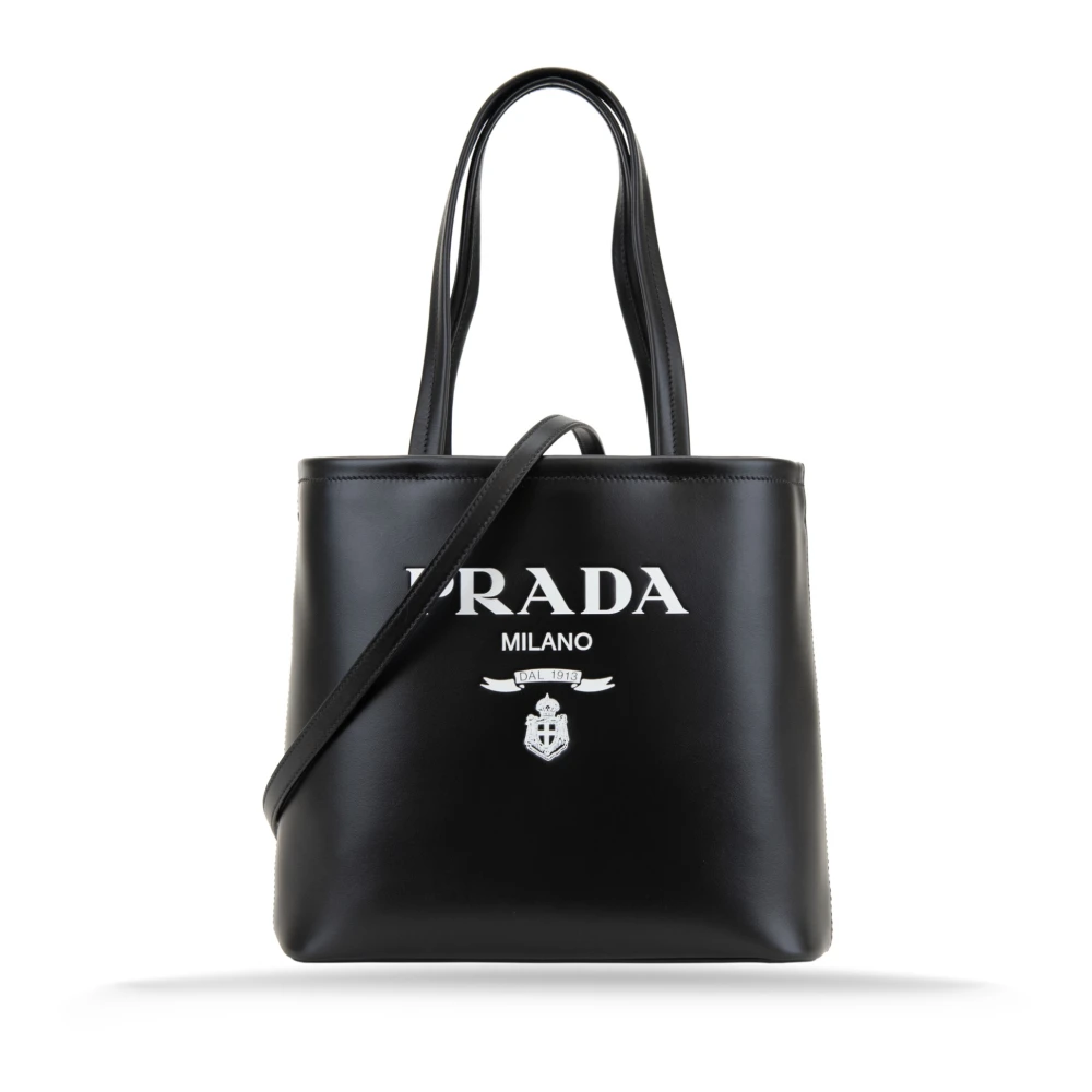 Prada Stijlvolle Dames Schoudertas Black Dames