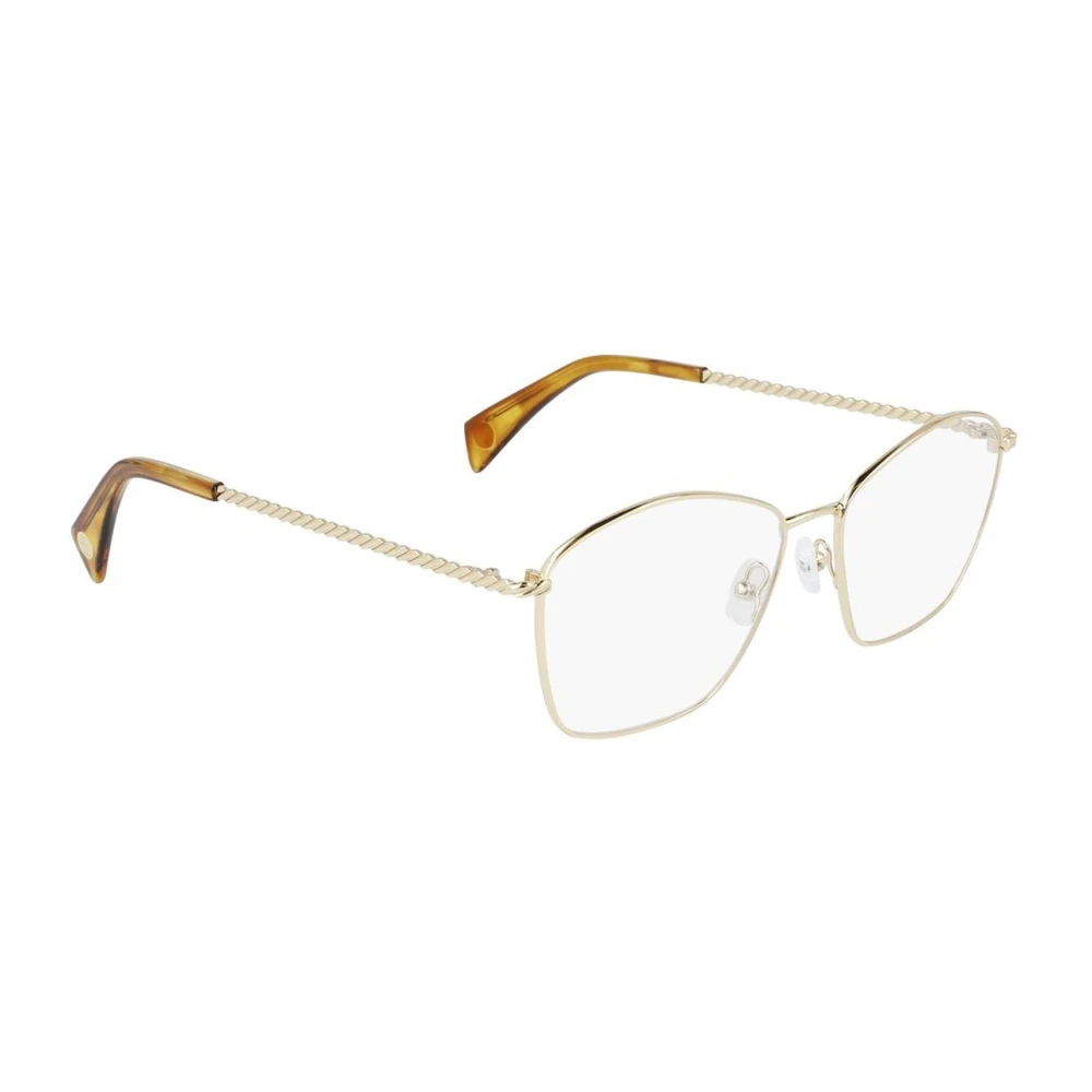 Lanvin Gele Metalen Frames Bril Vrouwen Yellow Dames