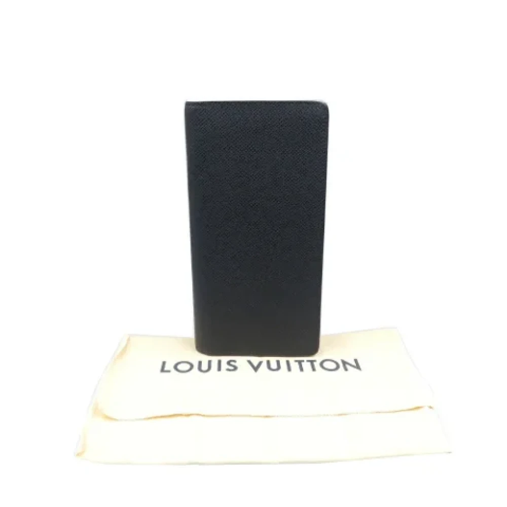 Louis Vuitton Vintage Pre-owned Leather wallets Blue Heren
