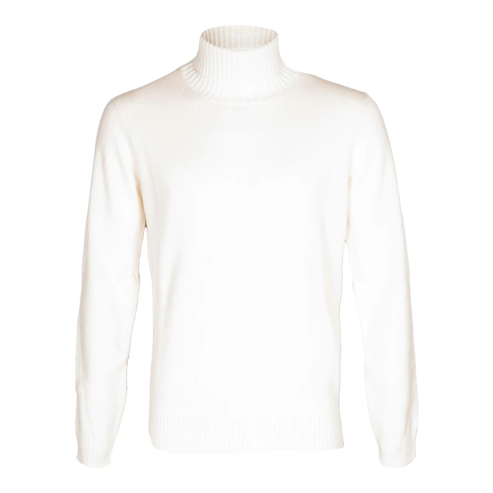 Kangra Men's Beige Pullover Due Fili - Turtlenecks - Xl - Knitwear