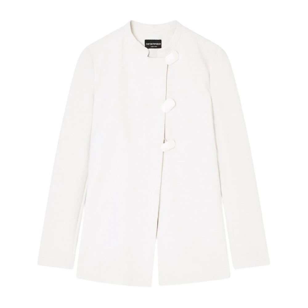Emporio Armani Donna Bianco Giacche, L, New,