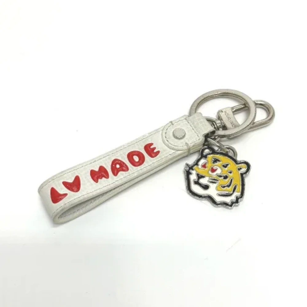 Louis Vuitton Vintage Pre-owned Leather key-holders White Dames