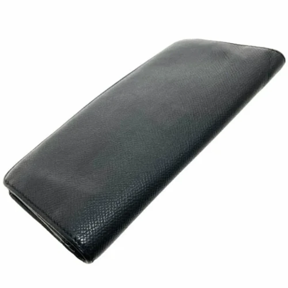 Burberry Vintage Pre-owned Leather wallets Black Dames