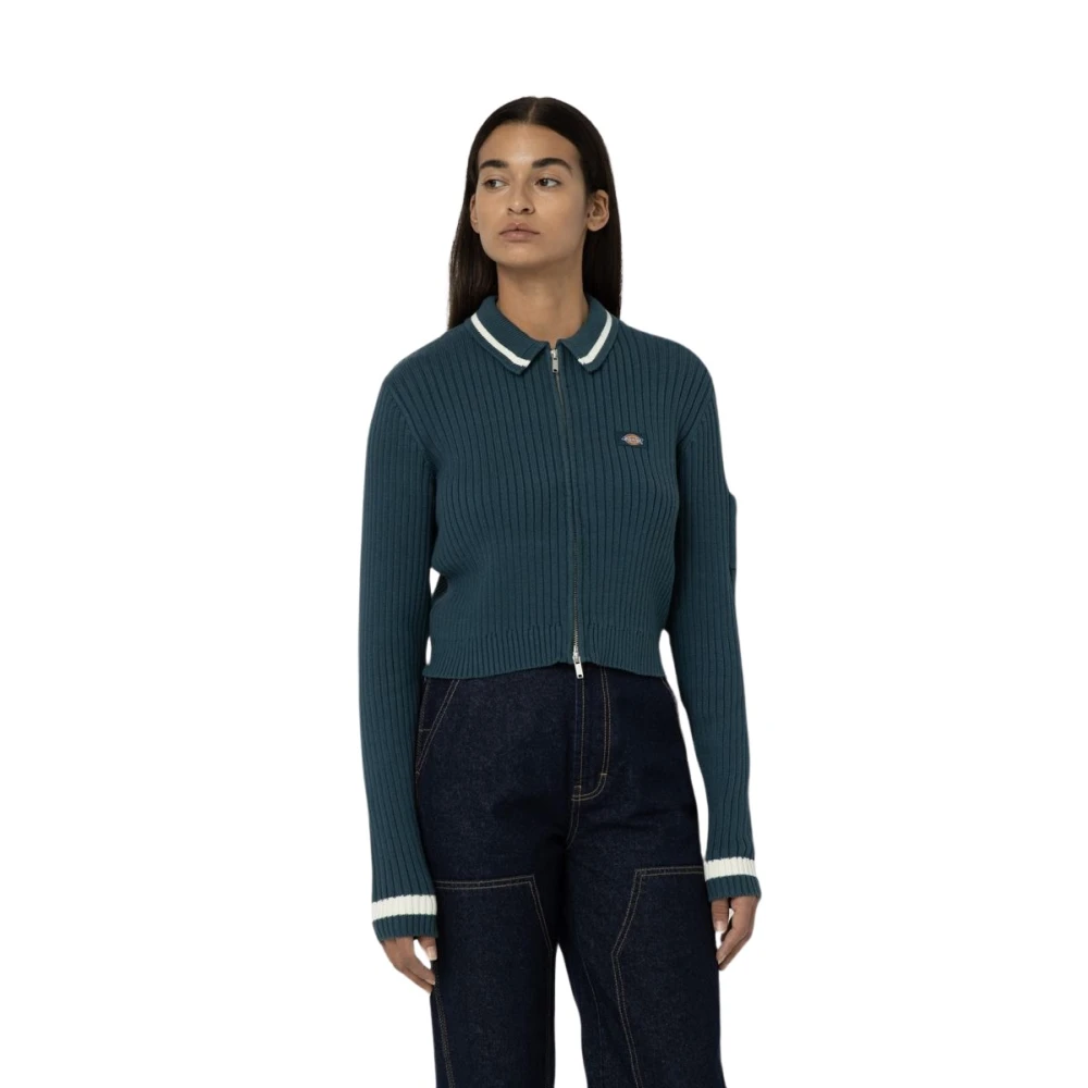 Adidas Elkhart Cardigan met Volledige Rits Blue Dames
