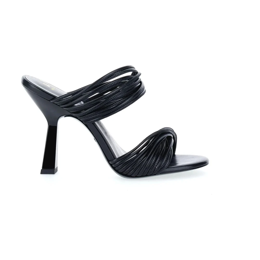 Patrizia Pepe Femme Noir Chaussures, Taille: 37 Eu Mules À Talons