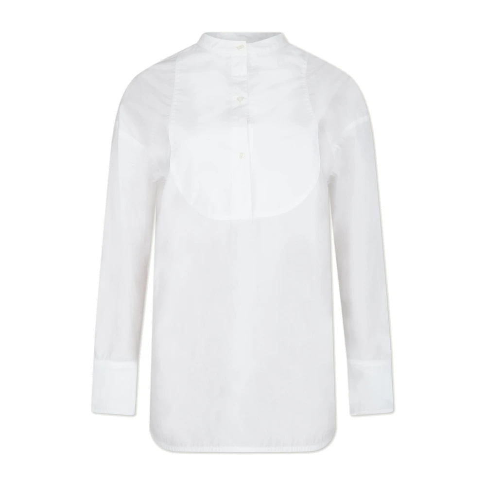 Loulou Studio Women's White Shirts, S, Pini Shirt