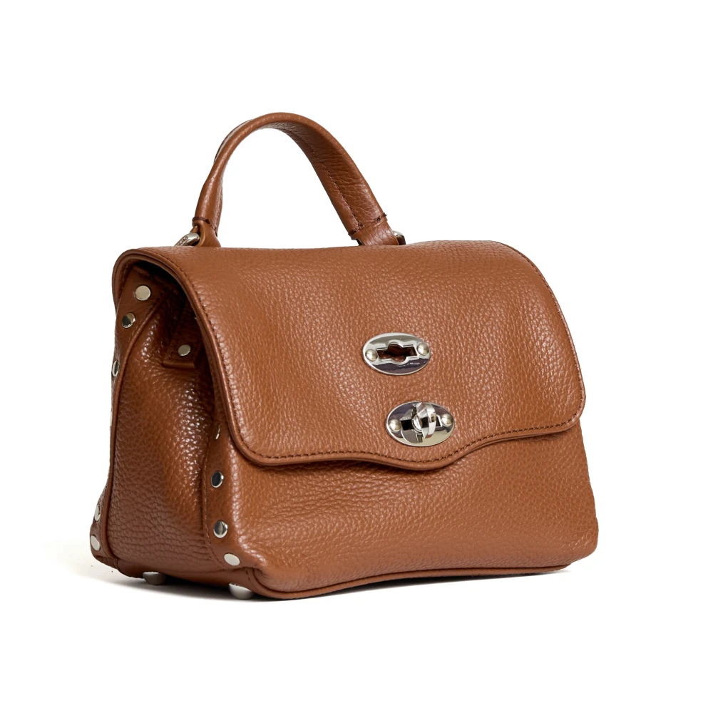 Zanellato Women's Brown Handbags, One Size, Shoulder Bag Postina Daily Baby