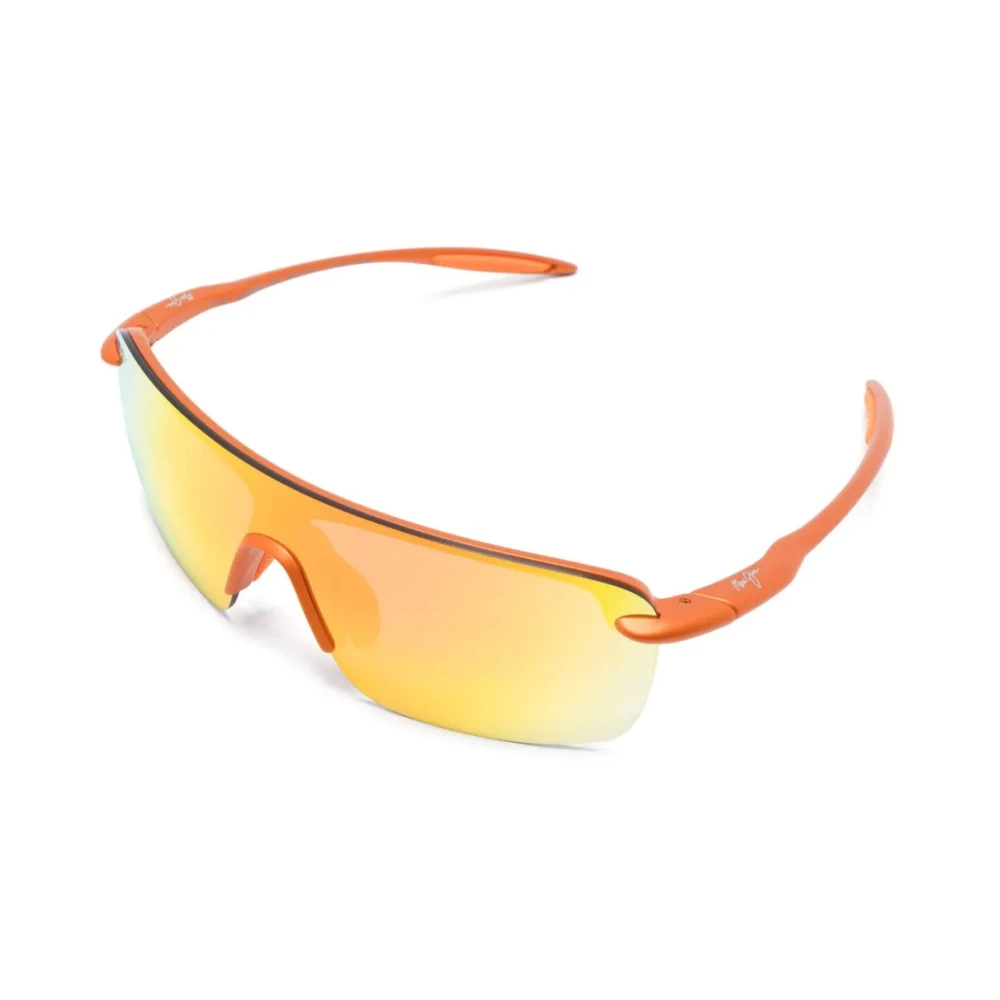 Maui Jim Unisex Orange Palulu Shield Sunglasses - Sunglasses - One Size - Accessories