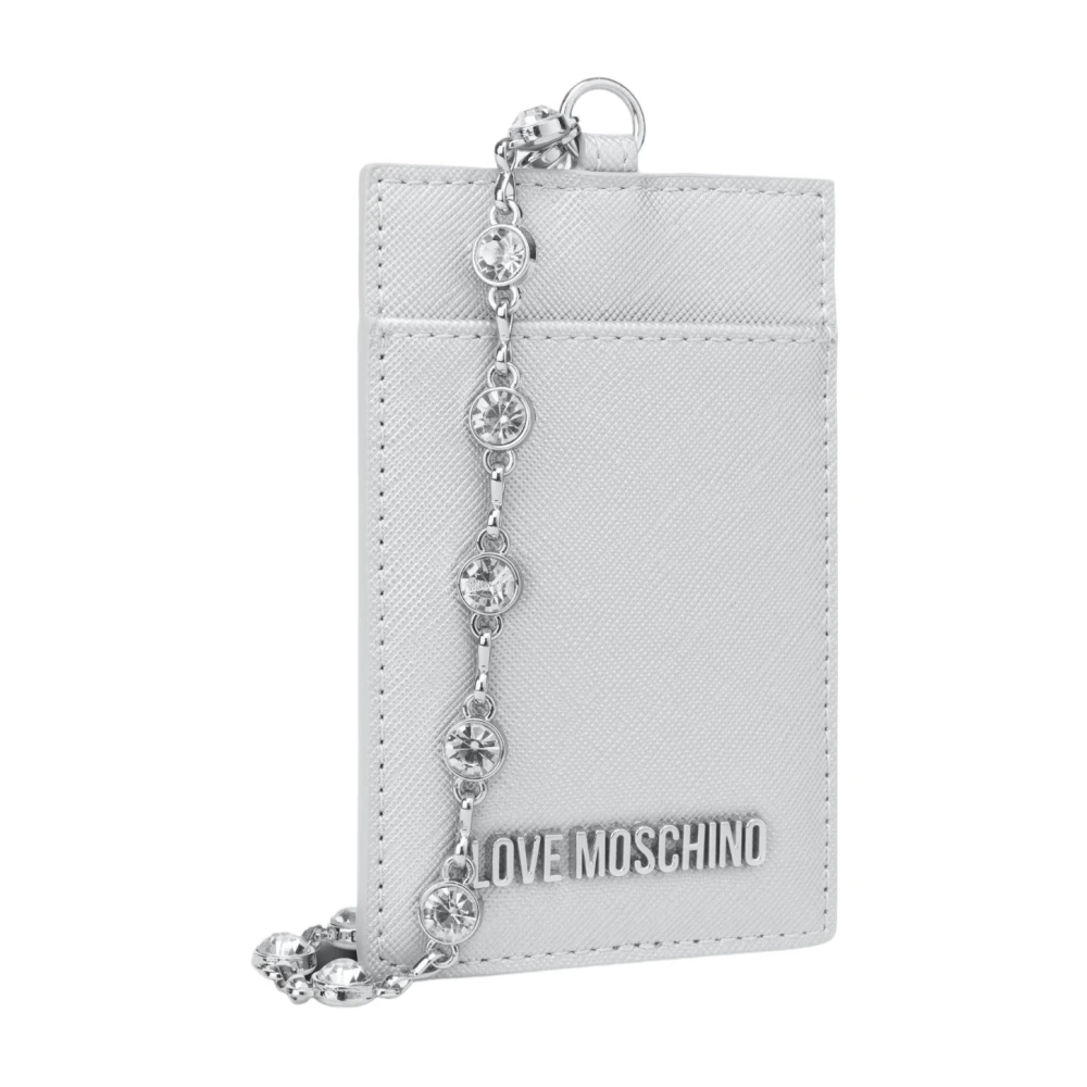 Love Moschino Pasjeshouder met Muntvak Gray Dames