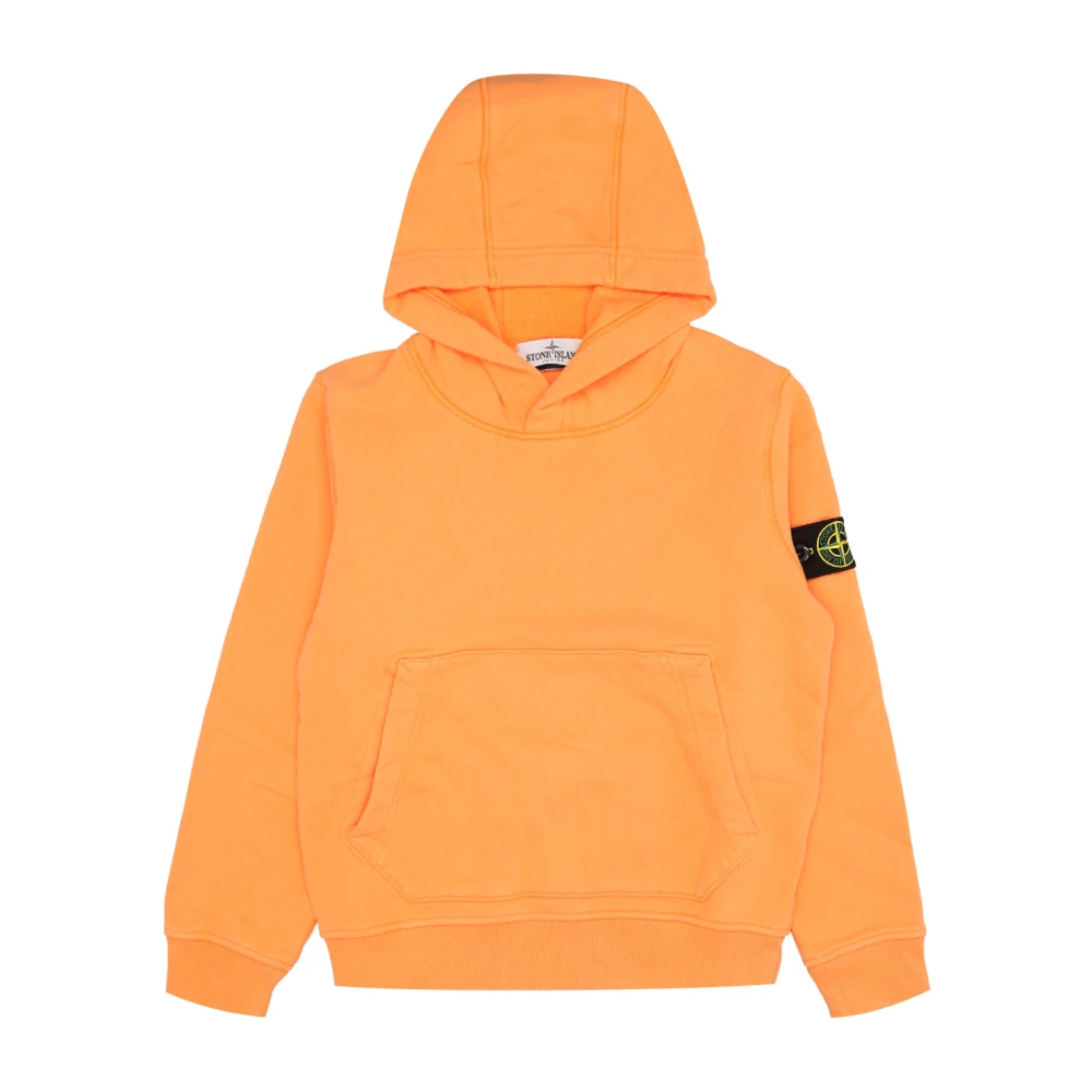 Stone Island Snygg Orange Tröja för Pojkar Orange, Pojke