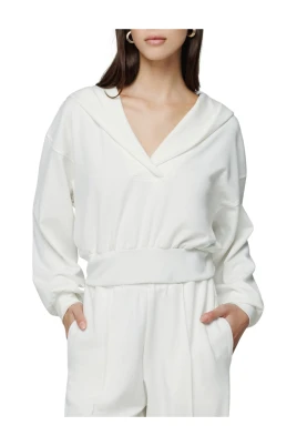 V-neck Hoodie