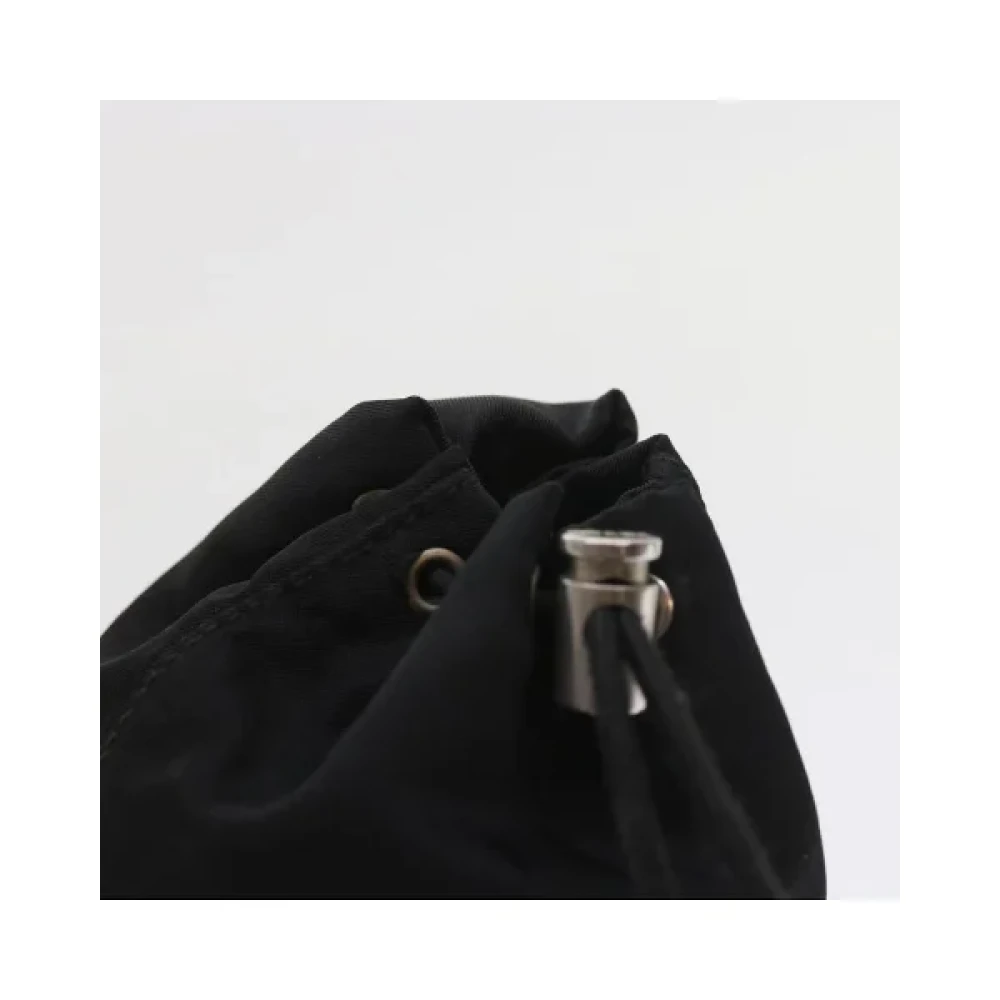 Prada Vintage Pre-owned Nylon prada-bags Black Dames