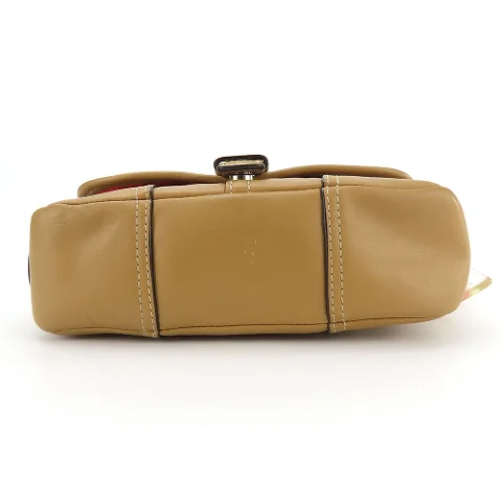 Coach Pre-owned Leather shoulder-bags Brown Dames