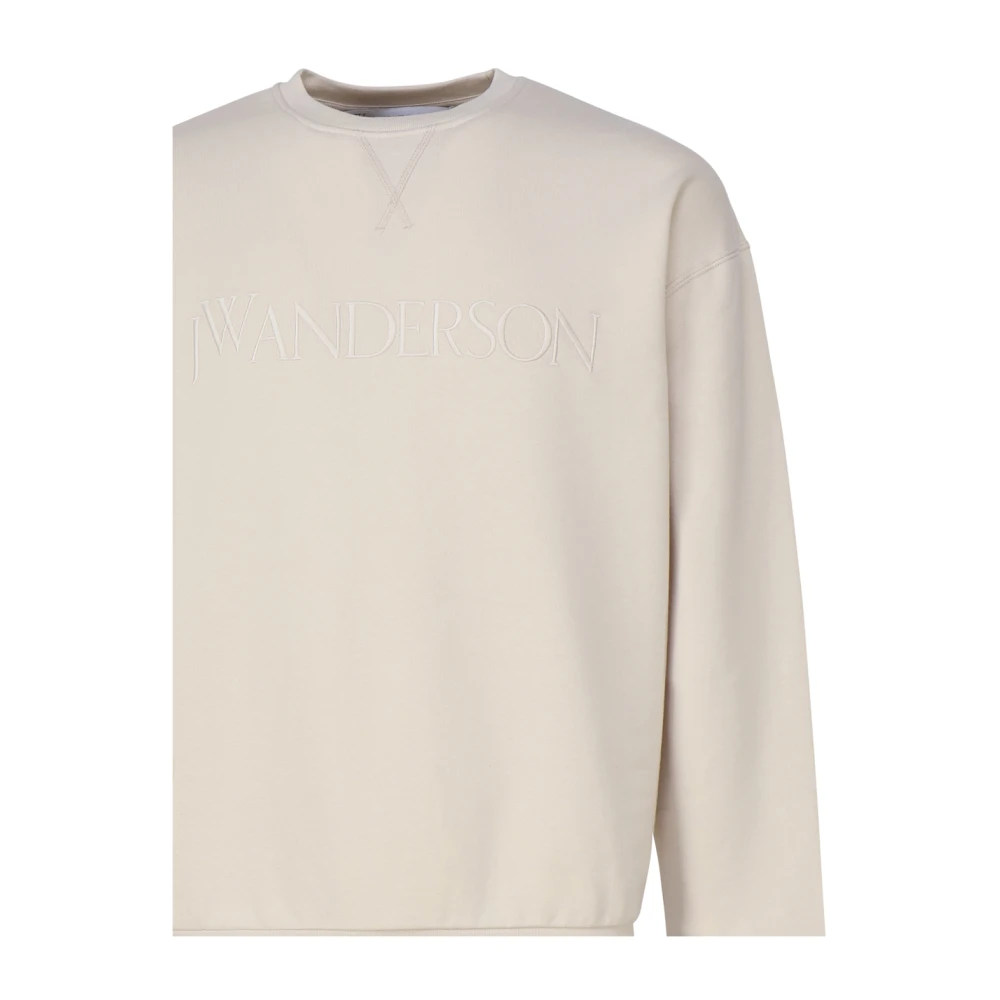 JW Anderson Beige Katoenen Truien Beige Heren