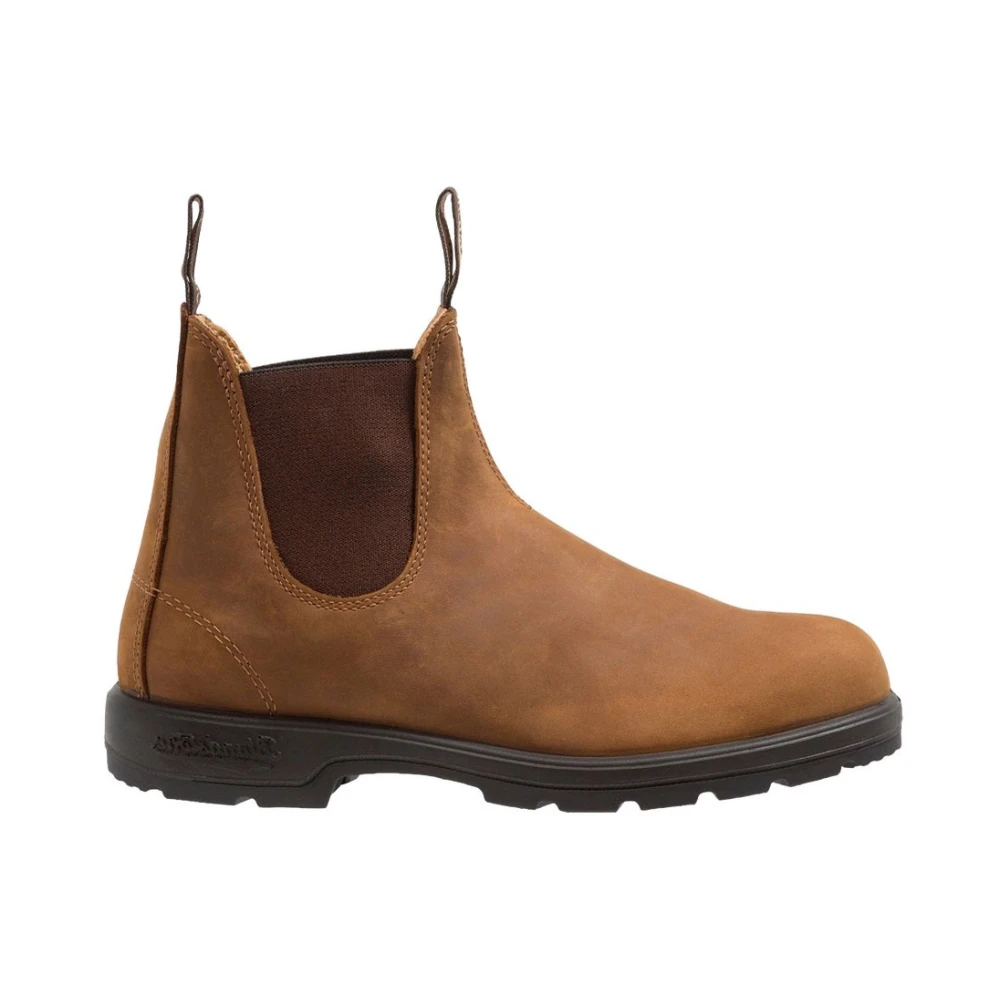 Blundstone Herr Brun Skor 40 Eu, Läder, Saddle Ankelstövel