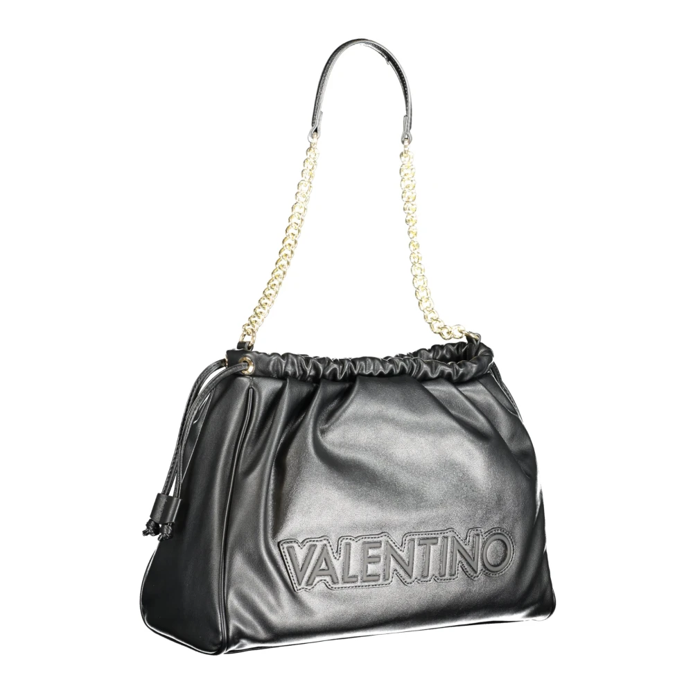 Valentino by Mario Valentino Zwarte schoudertas met kettingriem Black Dames