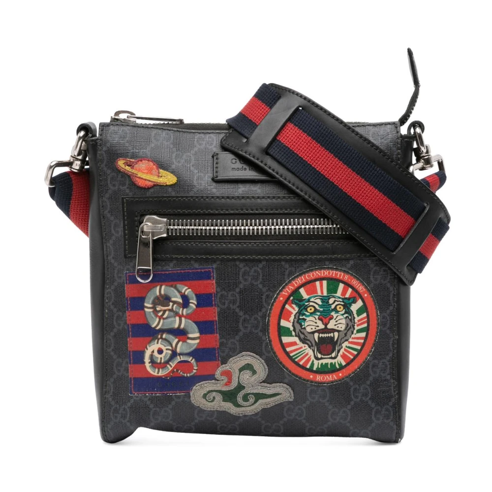 Gucci Vintage Donna Nero Pre-Owned, Taglia Unica, Used,