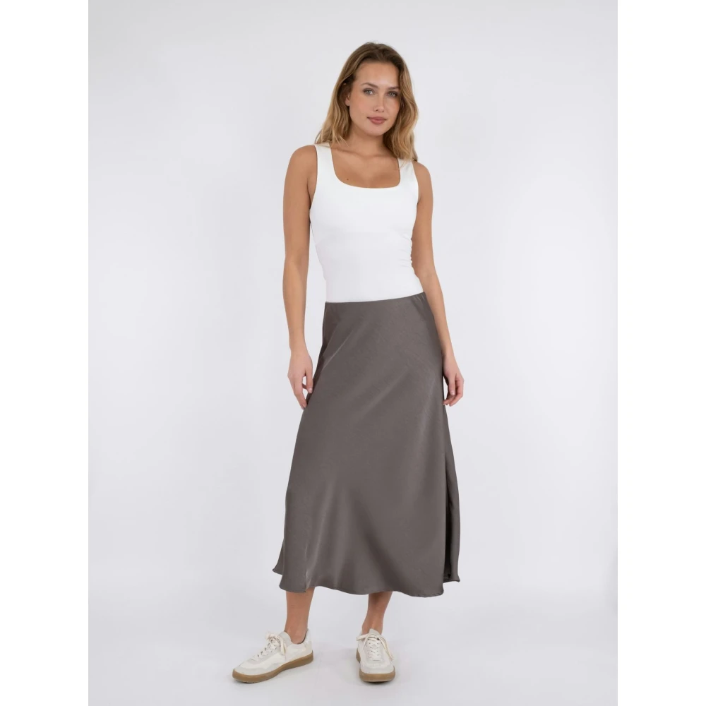 NEO NOIR Bovary Rok Gray Dames