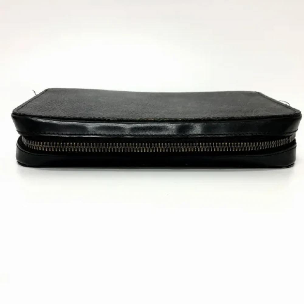 Louis Vuitton Vintage Pre-owned Cotton wallets Black Dames