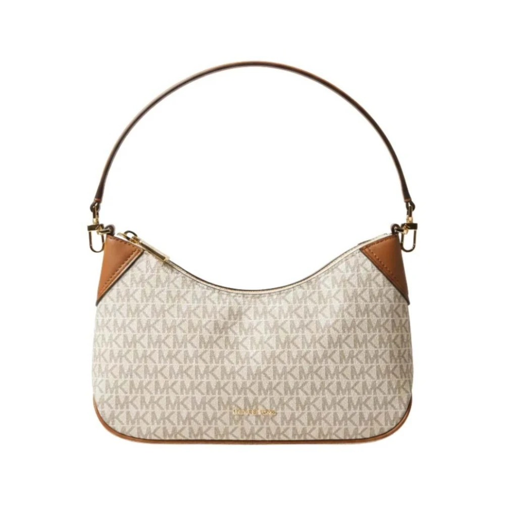 Michael Kors Women's Beige Md Conv Pouchette Xbody