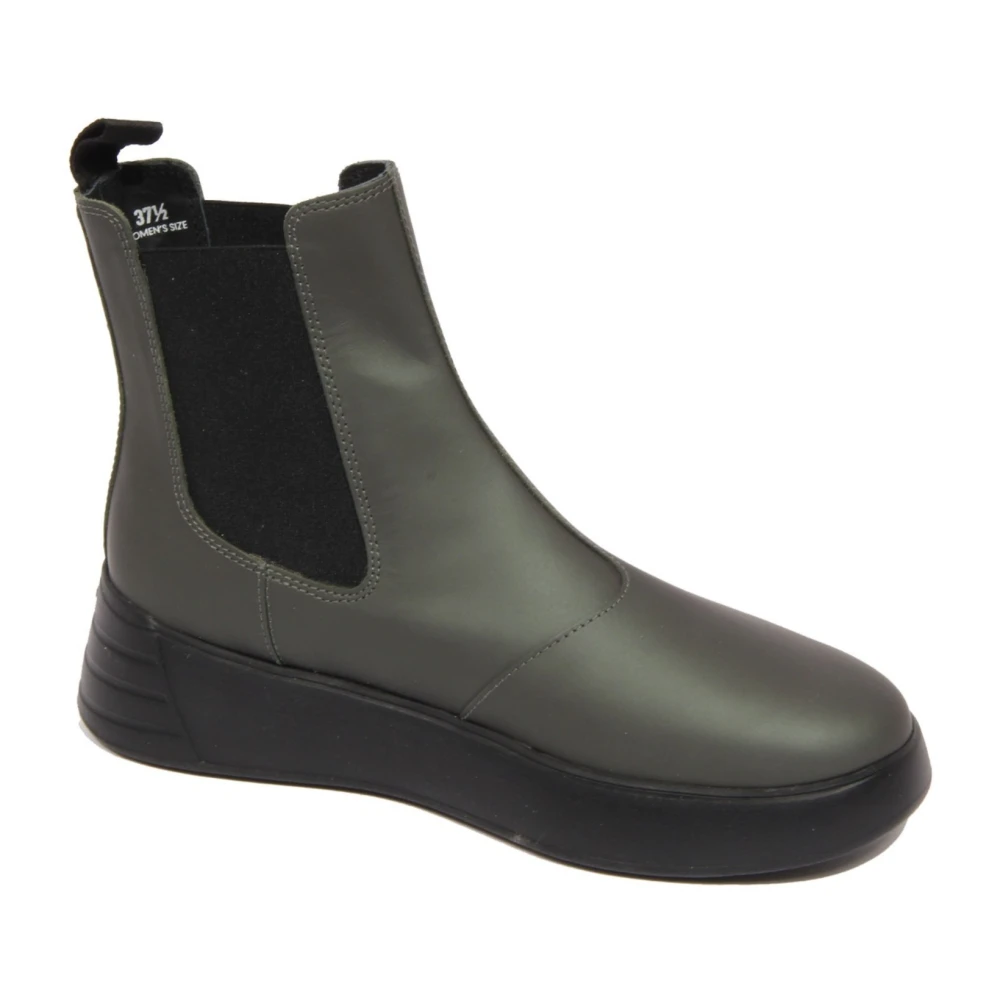 Hogan Women's Green Chelsea Boots, 4 Uk, Chelsea Rebel Boots