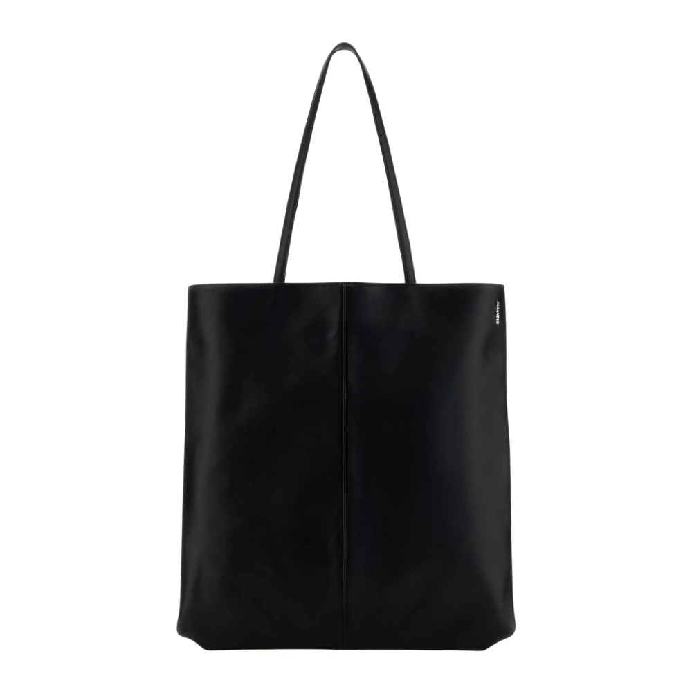 Jil Sander Women's Black Shopping Bags, One Size, Linea Tote