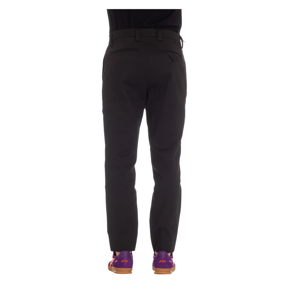 Haikure Zwarte Baggy Chino Broek Black Heren