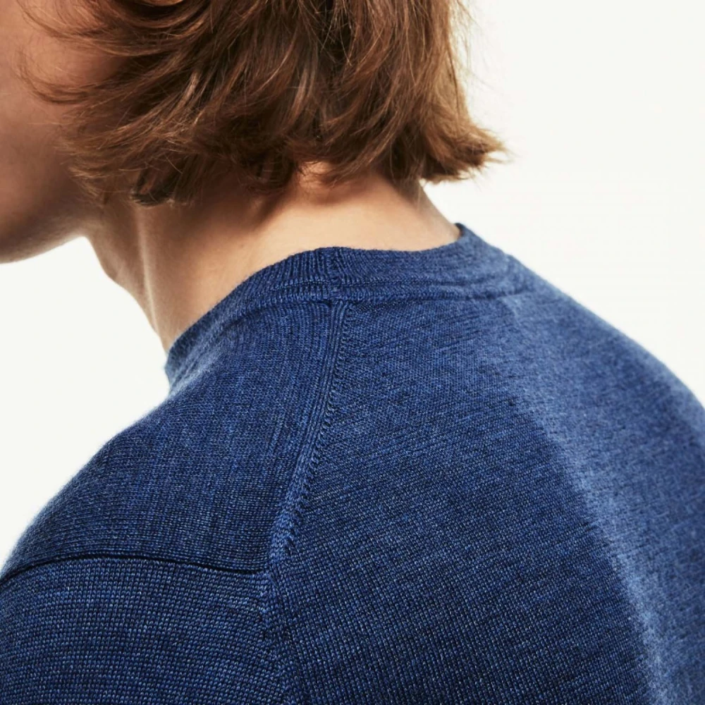 Lacoste Blauwe Sweatshirt Stijlvol Comfortabel Casual Wear Blue Heren