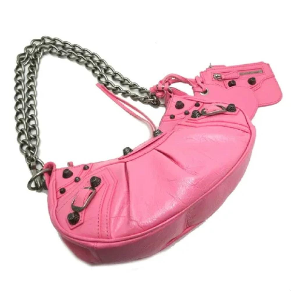 Balenciaga Vintage Pre-owned Leather pouches Pink Dames