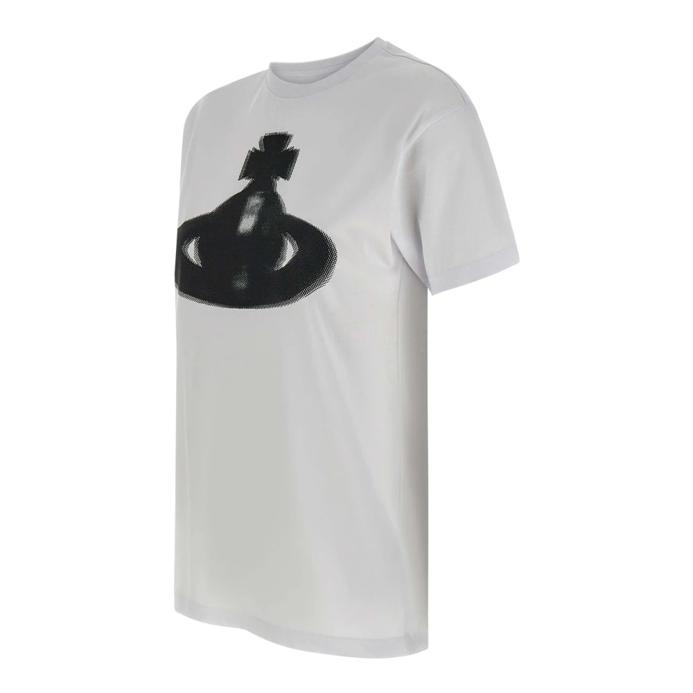 Vivienne Westwood Halftone Orb Wit T-shirt White Dames