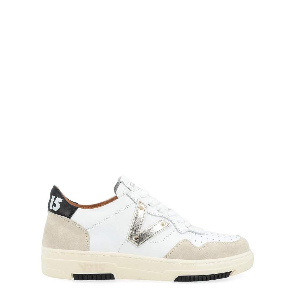 Via Roma 15 Stijlvolle leren sneakers Dames Schoenen Wit
