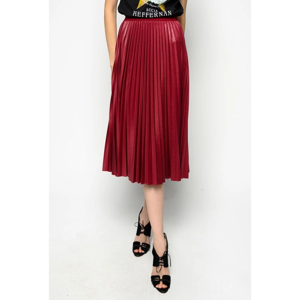 pinko Jersey Rok Montare Red Dames