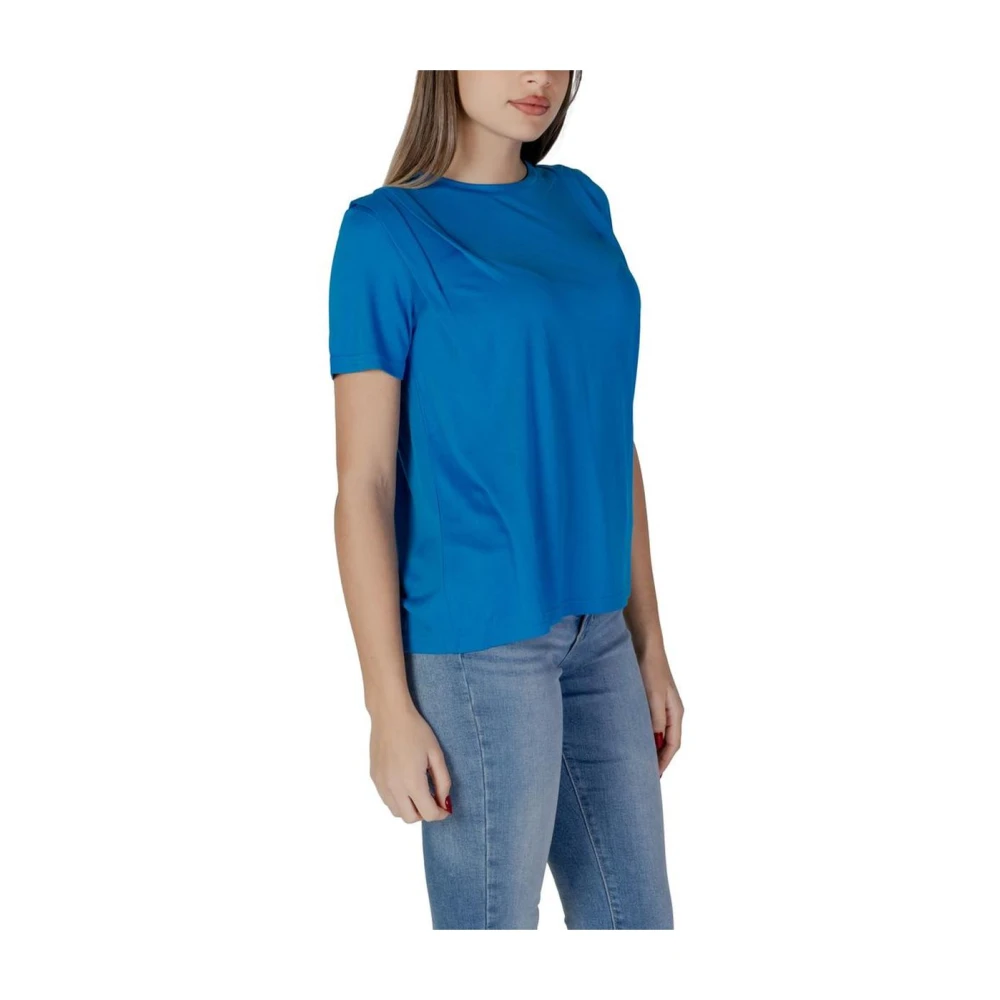 b.Young Blauwe Modale Top Damescollectie Blue Dames