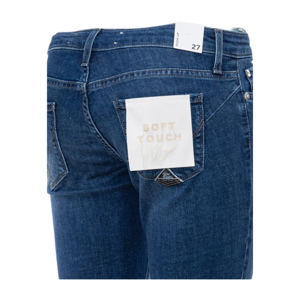 Roy Roger's Stretch Denim Push Up Jeans Blue Dames