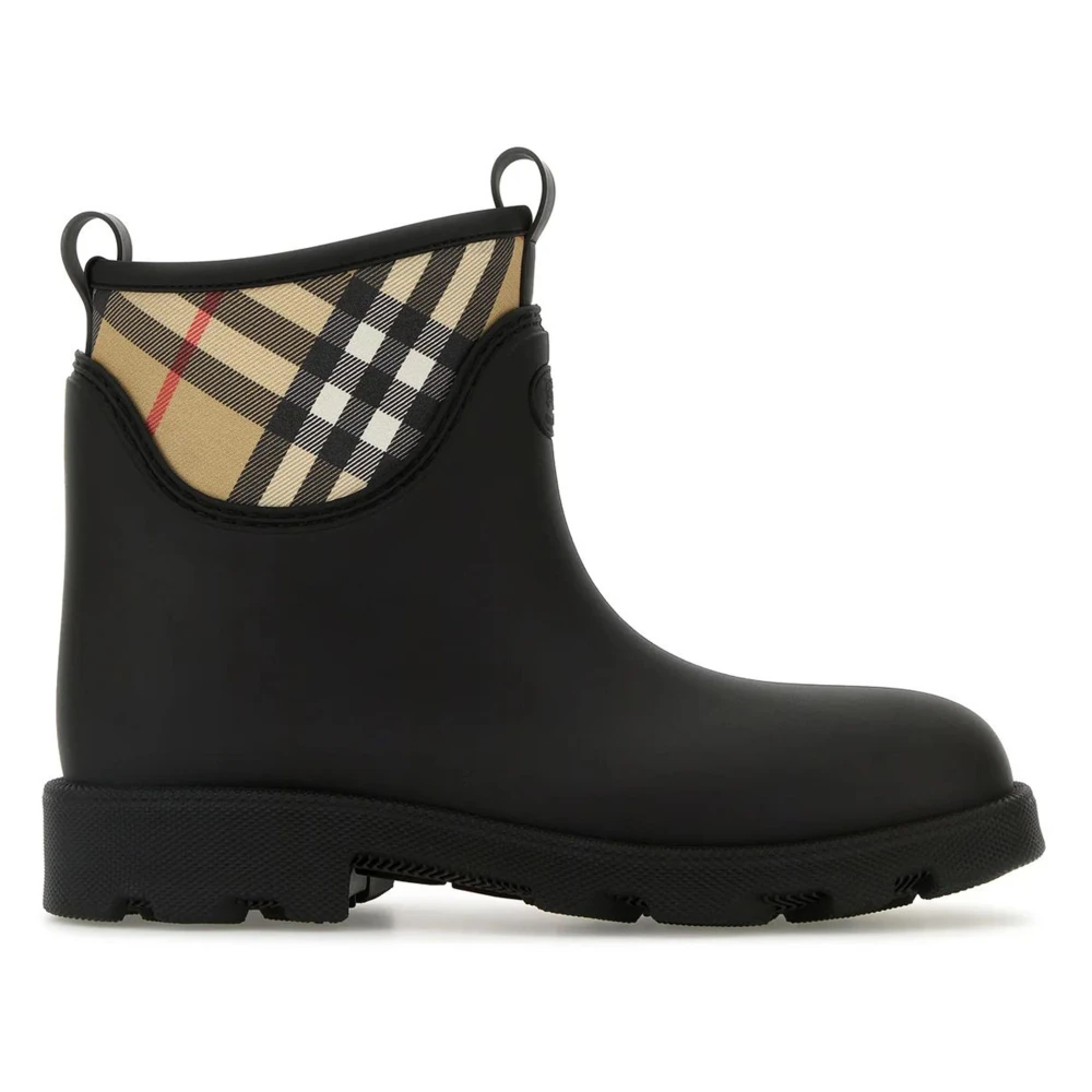 Burberry Men's Black Ankle Boots For - Wellies - 10 Uk- Shoes