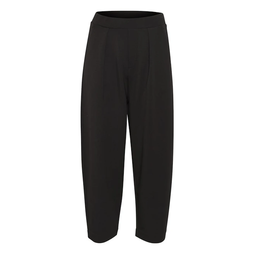 Inwear Black Wide Trousers, Female, 3XL, Pannieiw Wide Trousers