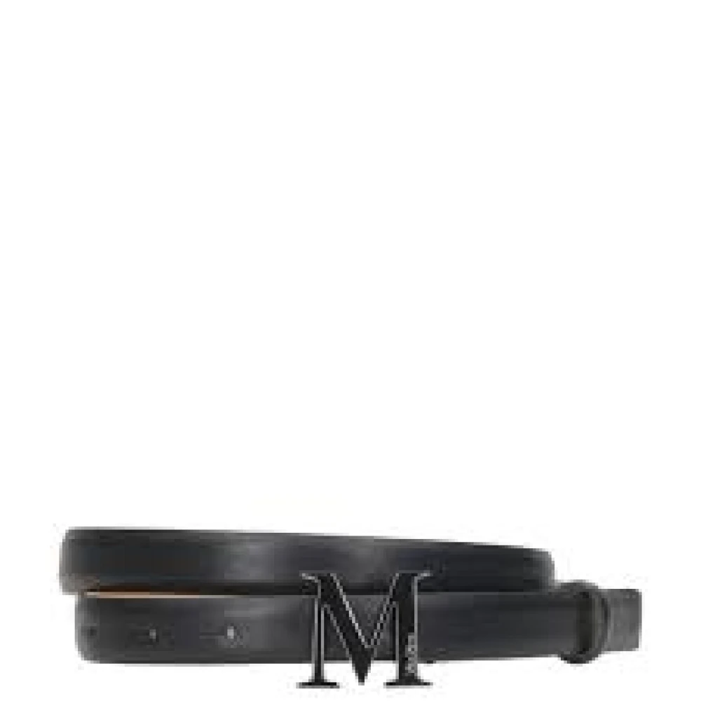 Max Mara Weekend Klassieke Zwarte Riem Black Dames