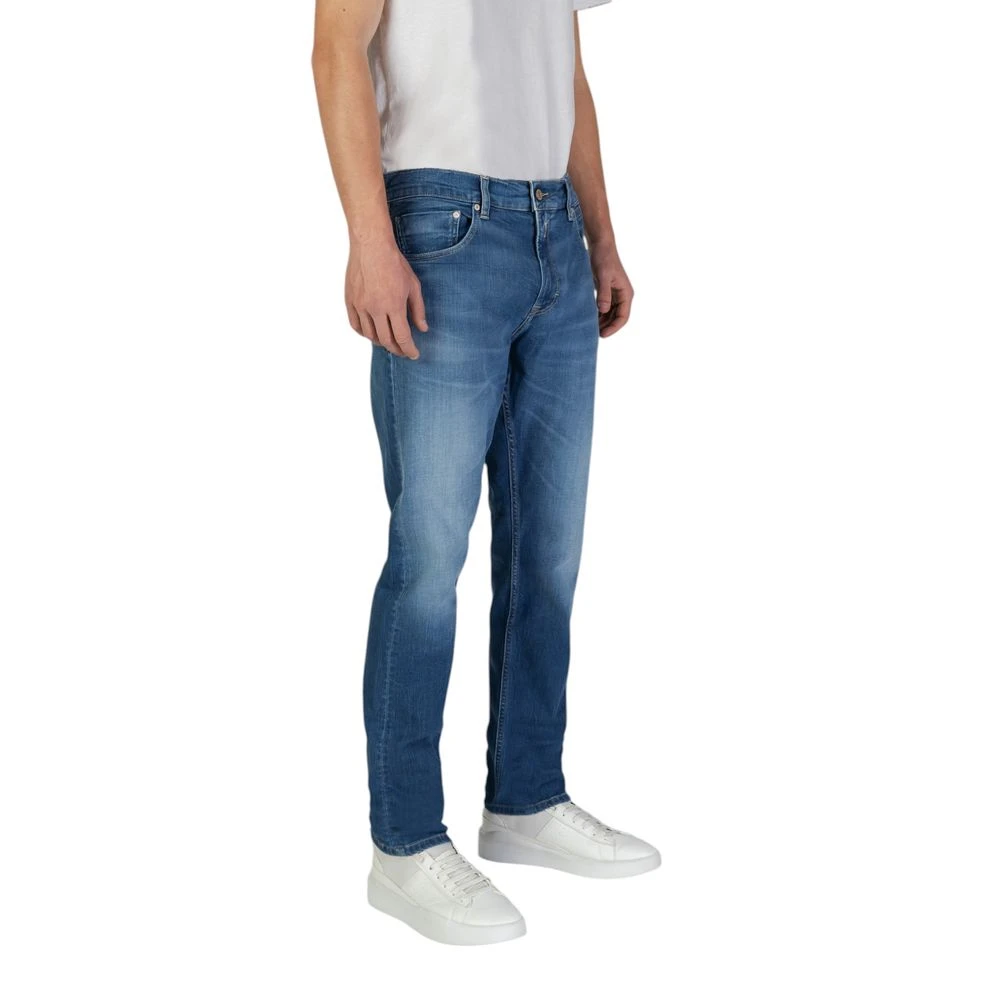 Replay Tapered Jeans Blue Heren