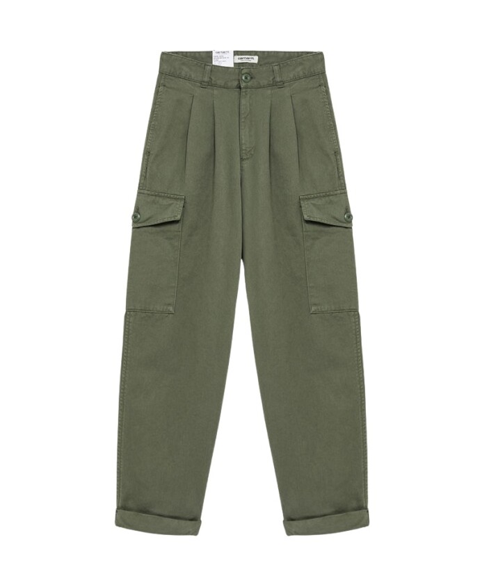 Pantalón Carhartt Wip Collins Verde Mujer